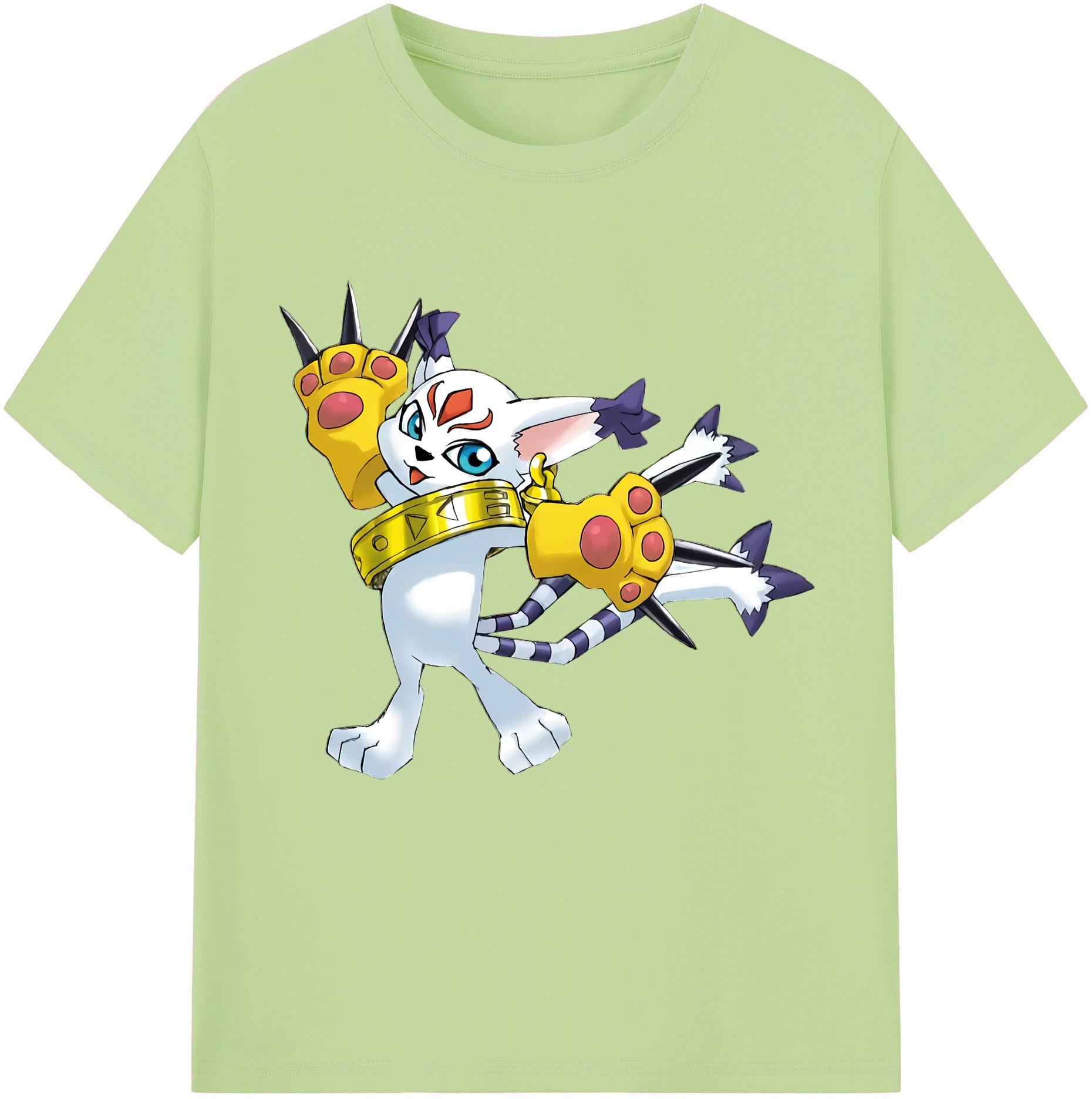 （画像用） Digimon デジタルモンスター/デジモン 綿100％半袖Tシャツ（フロントプリント）